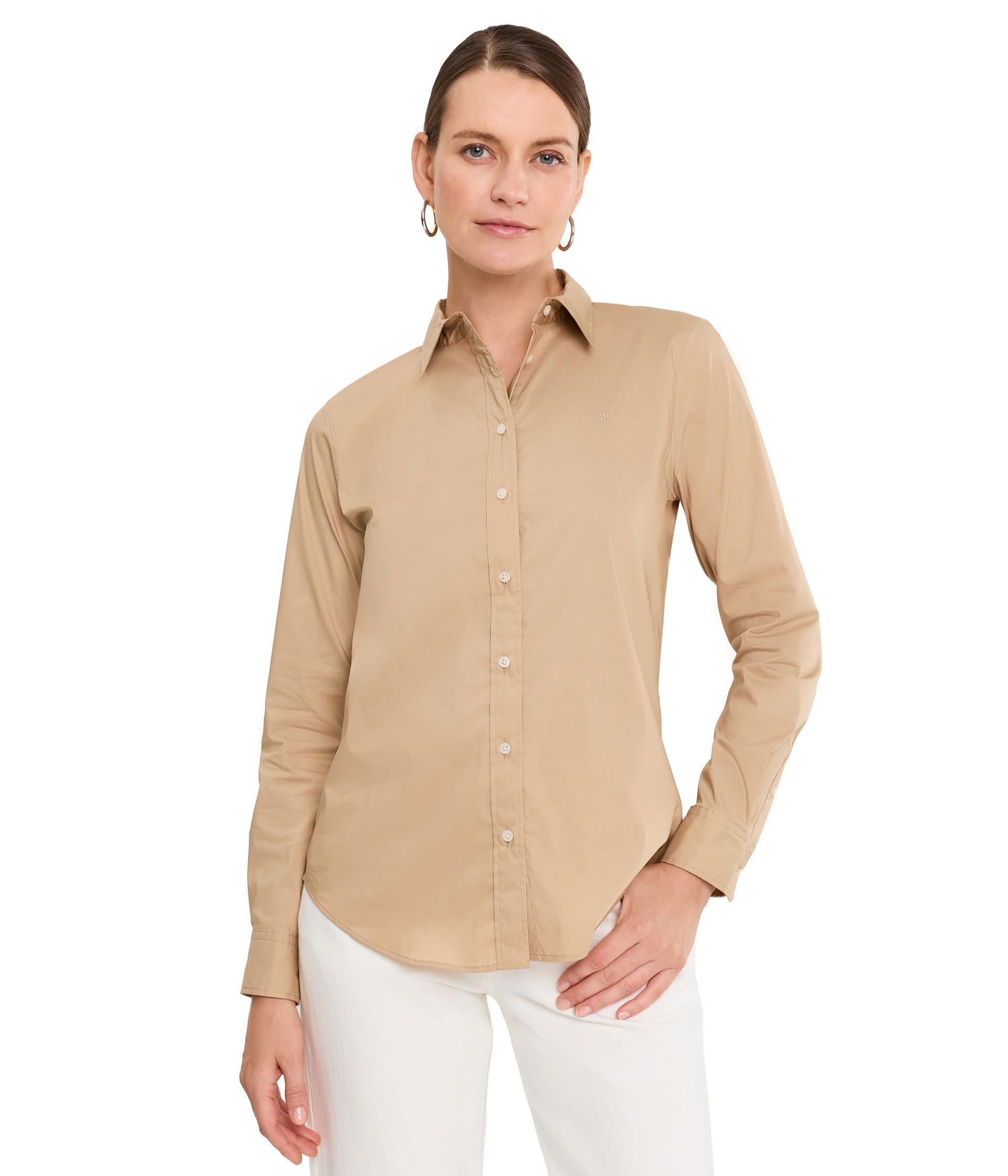 Женская рубашка Classic Fit Stretch-Cotton Blend