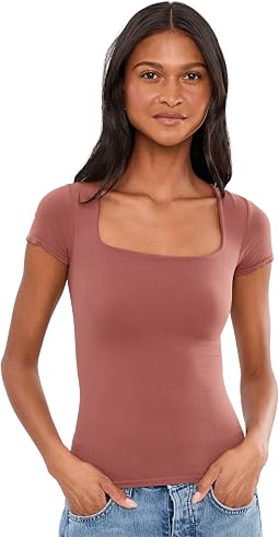 Free People топ Clean Lines Sunfade Baby