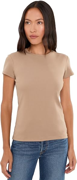Petite футболка Lauren Ralph Lauren из хлопкового трикотажа
