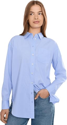 Lauren Ralph Lauren рубашка из хлопка в полоску Petite