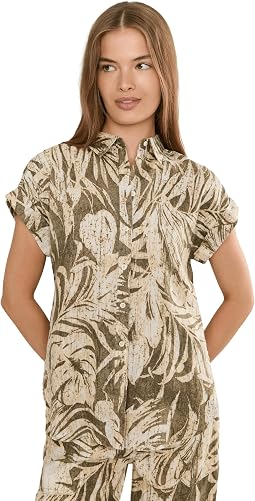 Lauren Ralph Lauren Рубашка Petite с коротким рукавом Print