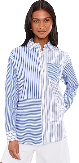 Женская рубашка Lauren Ralph Lauren Relaxed Fit Striped Broadcloth