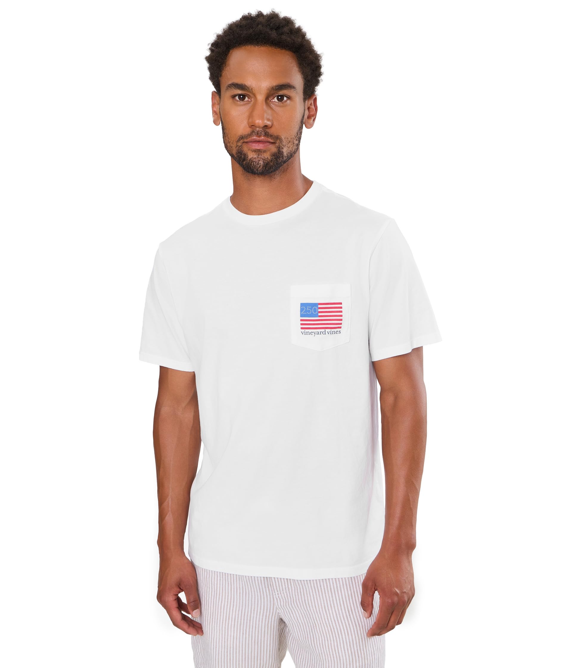 Футболка Whale US Flag Pocket Tee