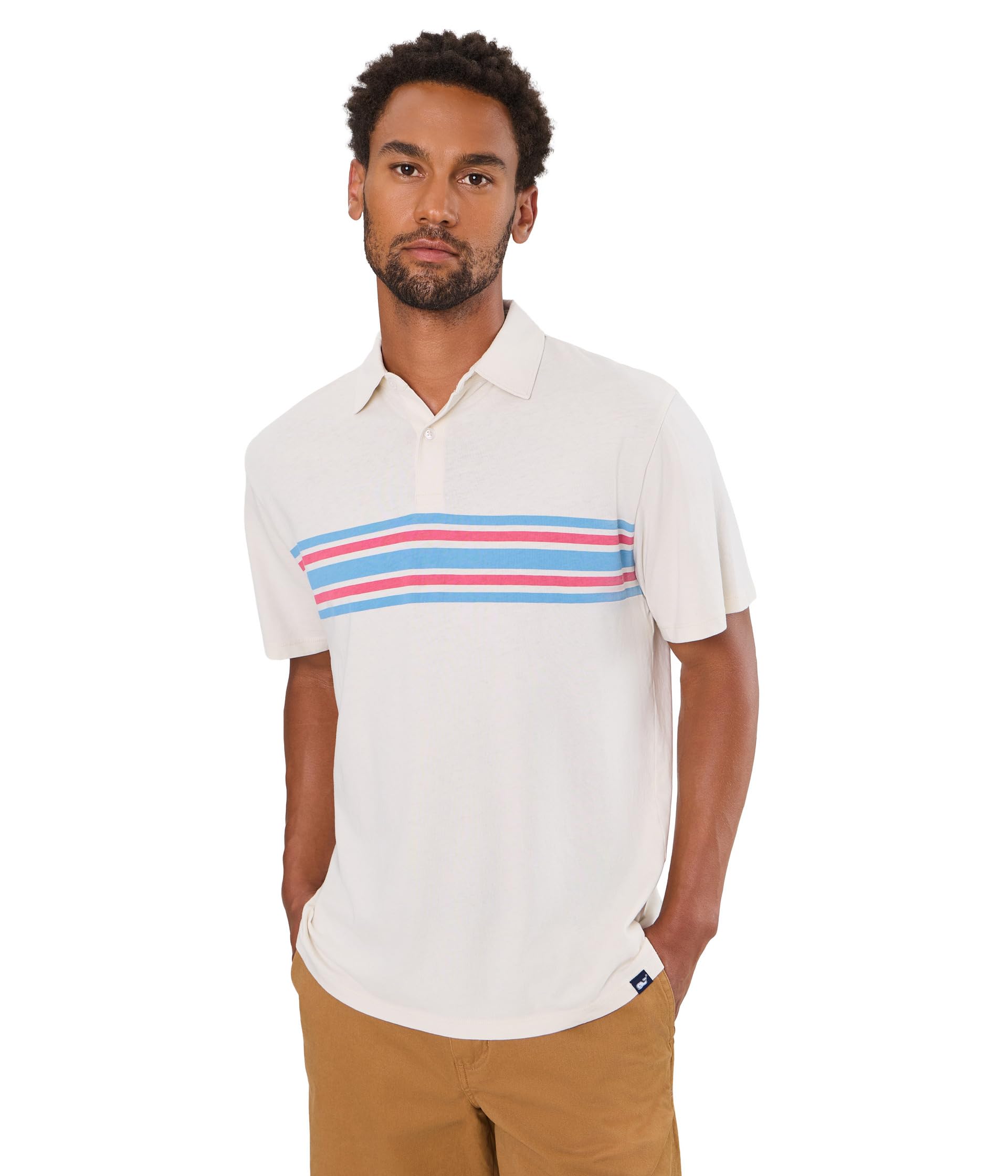 Мужское поло Surf Chest Stripe Short Sleeve