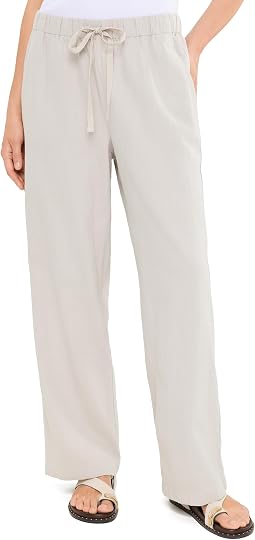 Женские брюки Eileen Fisher Slubby Organic Cotton Linen Straight Full Length