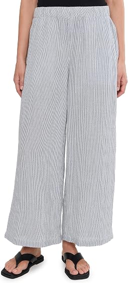 Striped брюки из органического хлопкового муслина Женский