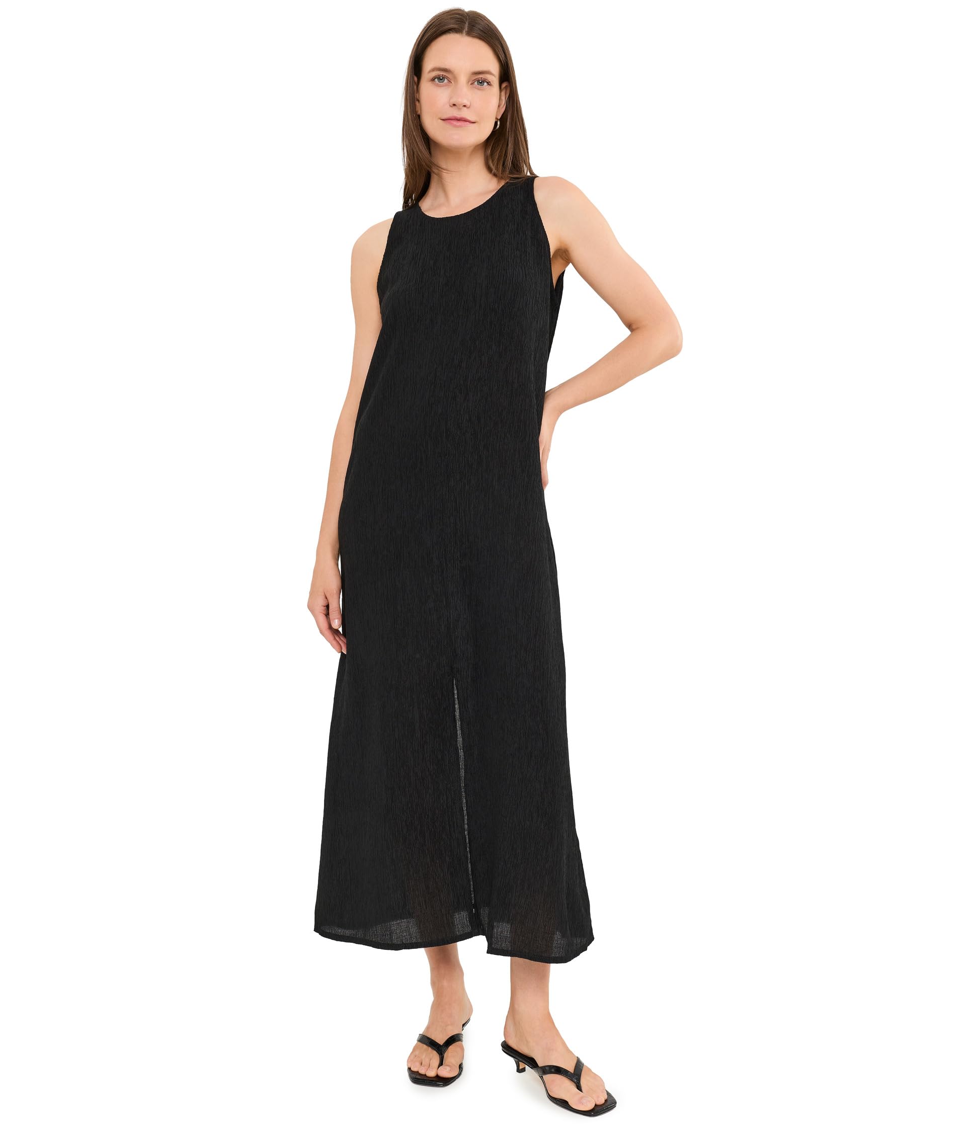 Woven Plisse Maxi платье Женский