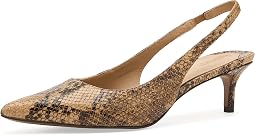 Туфли Lola II Python-Embossed Slingback Pumps