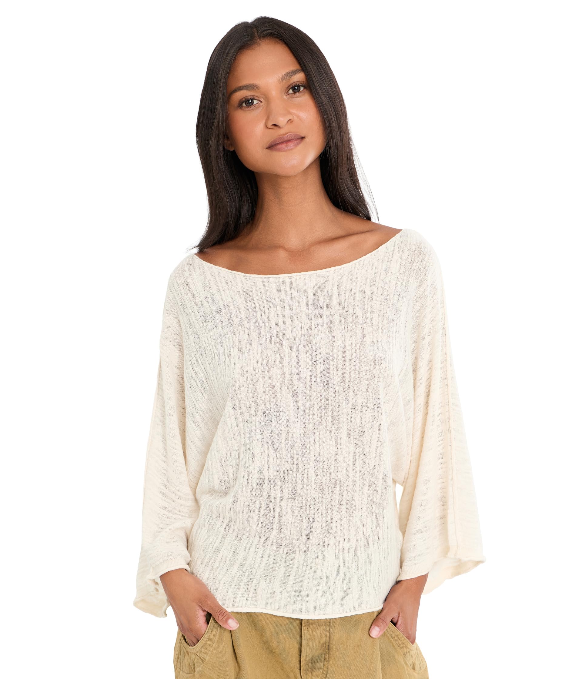 Amber Breeze Off-the-Shoulder Sweater