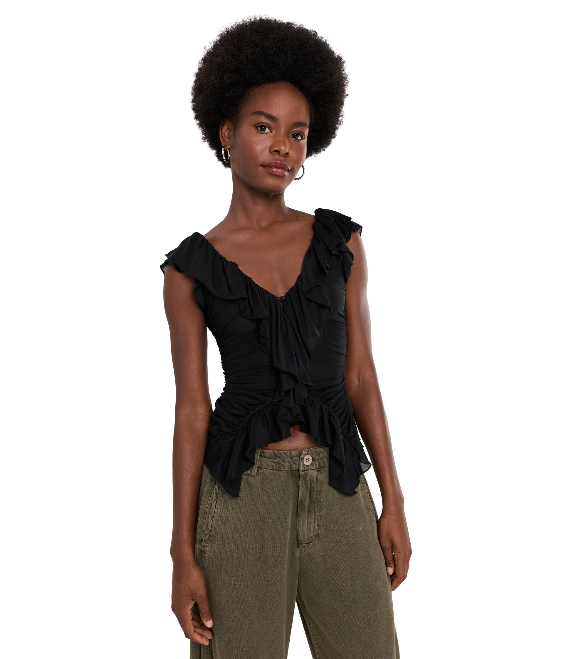 Женская блуза Blythe с рюшами от Free People