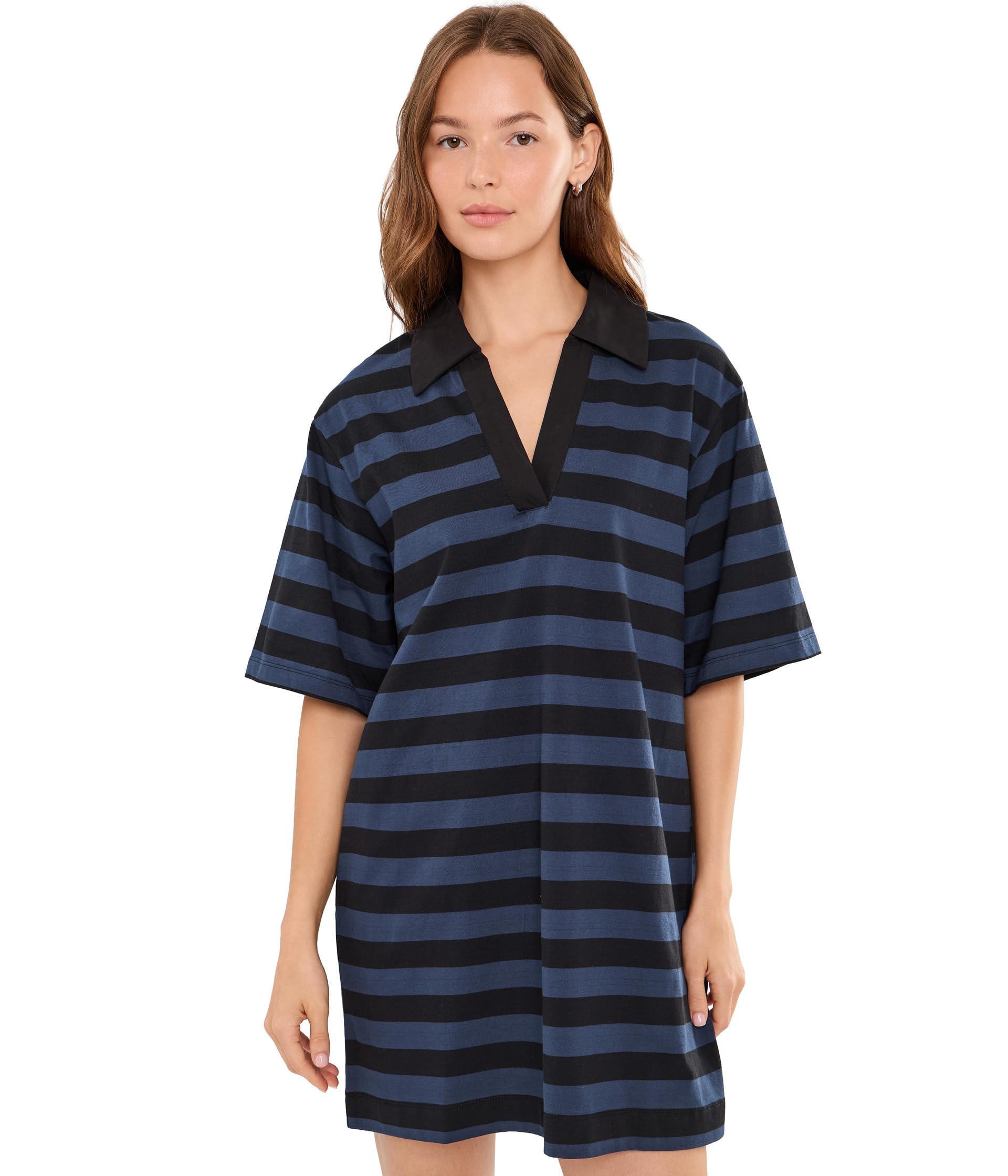 Женское платье Boyfriend Collar Knit Dress