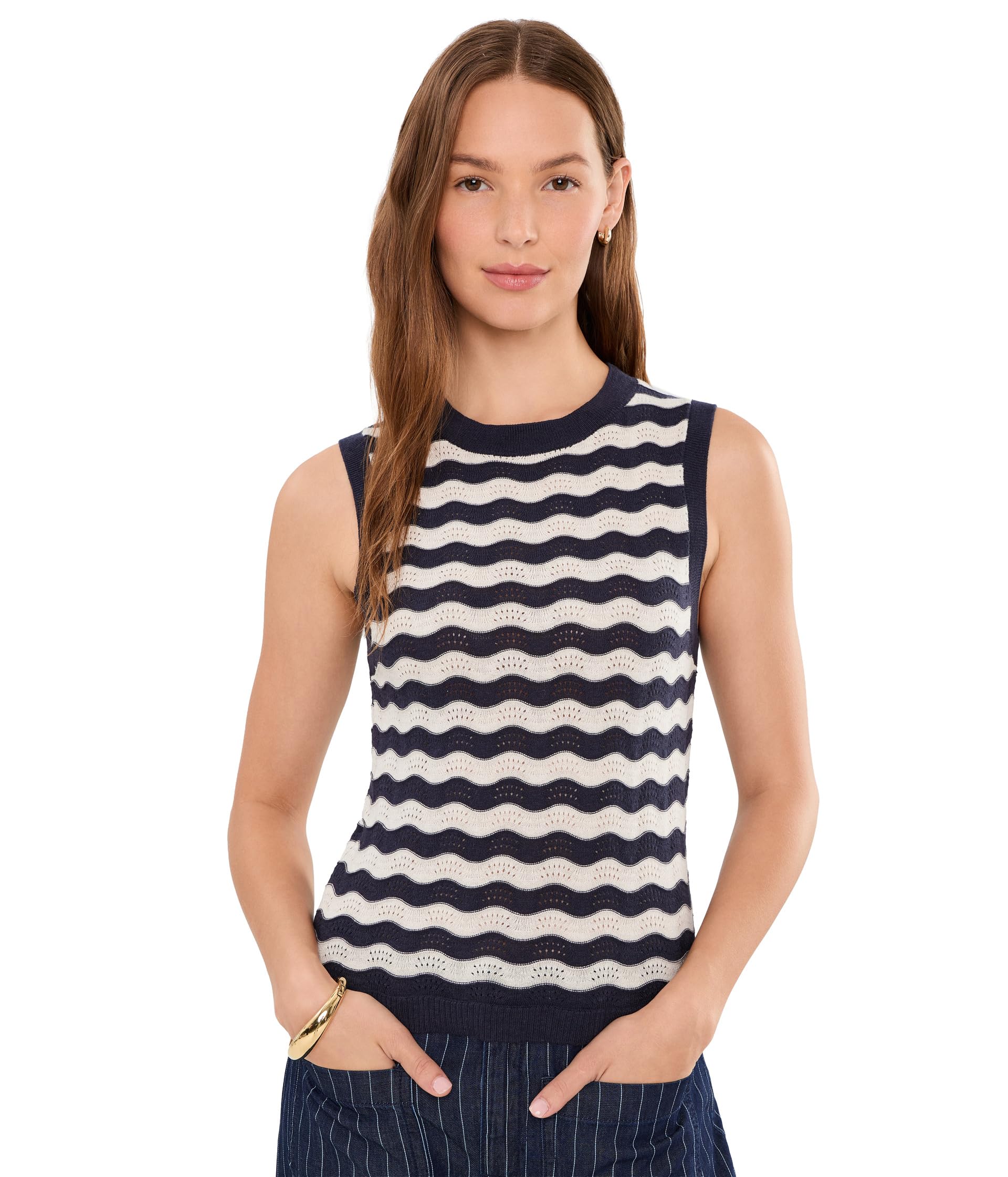 Everyday Chevron Knit Shells