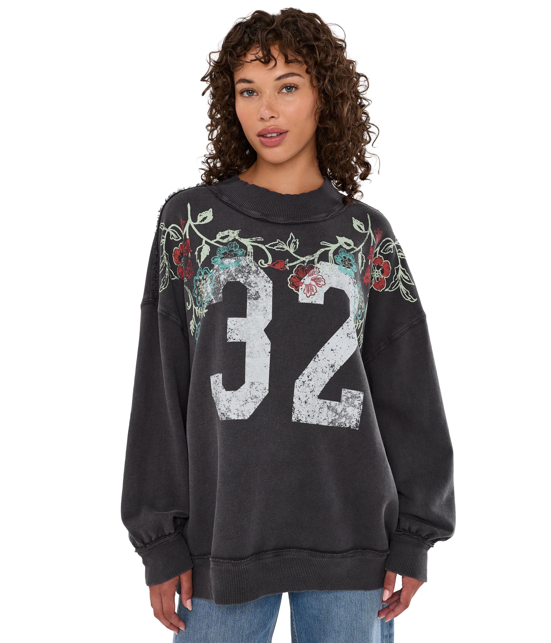 We The Free Palm Spring Turtleneck Graphic Pullover