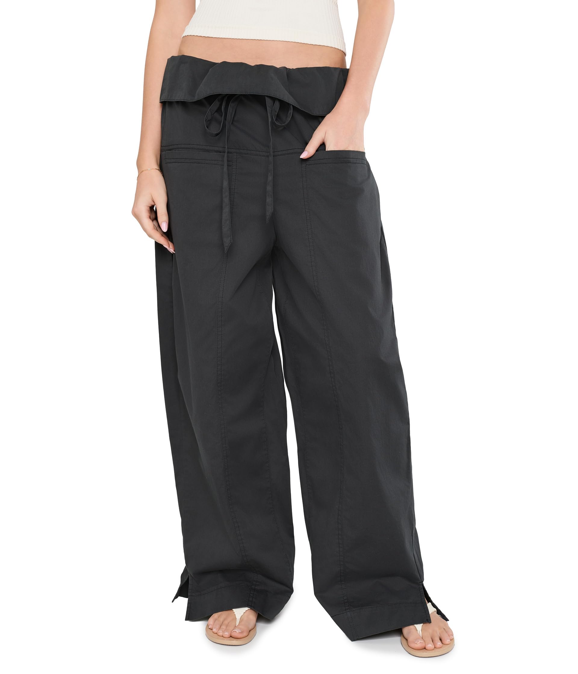 Fisherman Drawcord Pull-On Pants