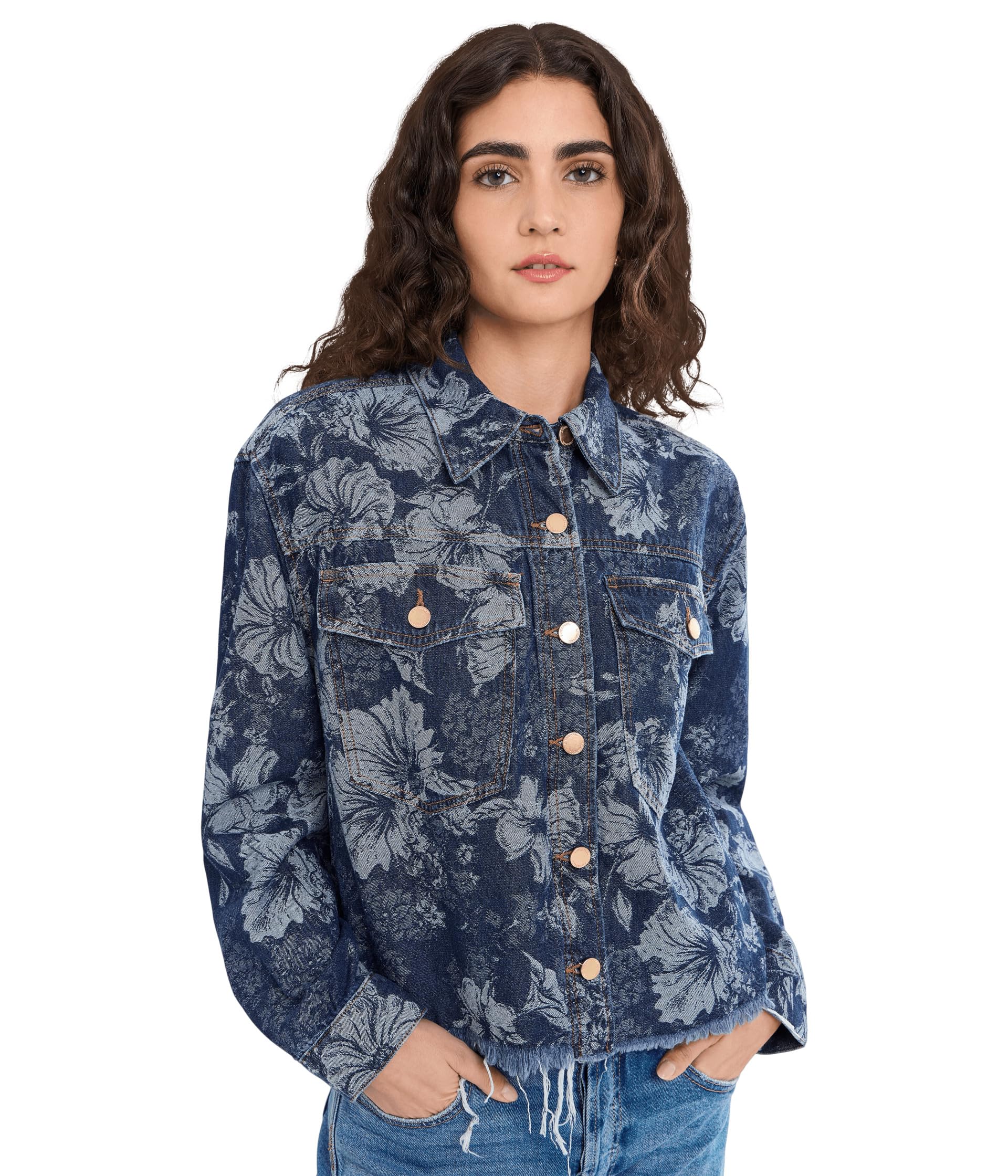 Jacquard Denim Jacket