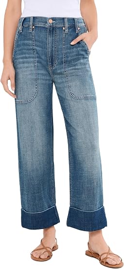 Женские джинсы 27" High-Rise Relaxed Straight с карманами Utility