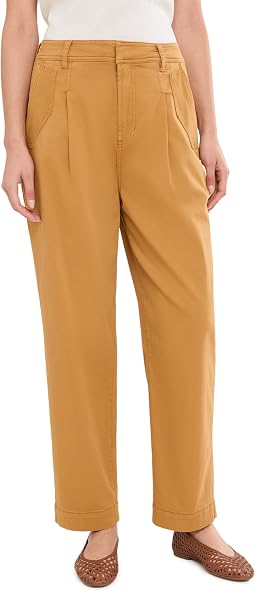Брюки 28" High-Rise Pleated с накладными карманами