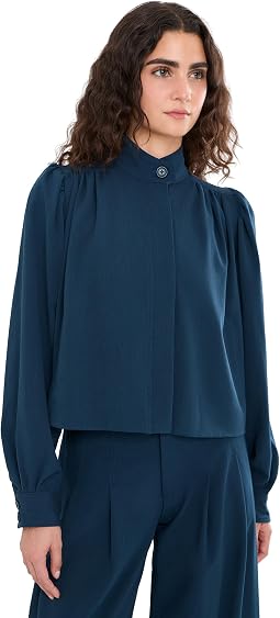 Puff Sleeve Woven Jacket