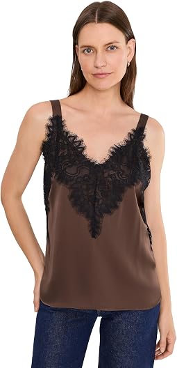 Dark Espresso W/ Black Lace
