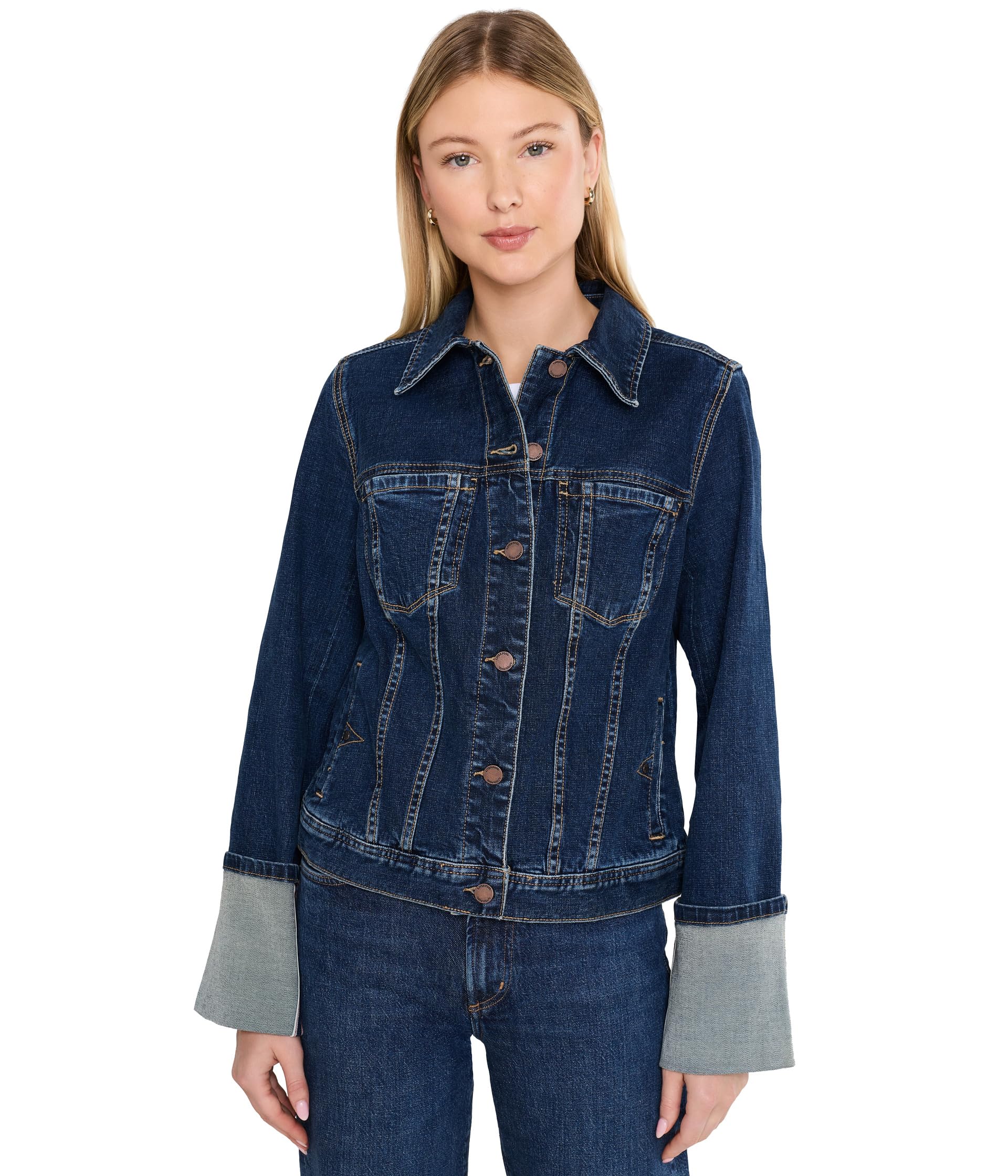 Tall Cuffed Selvedge Trucker Jacket