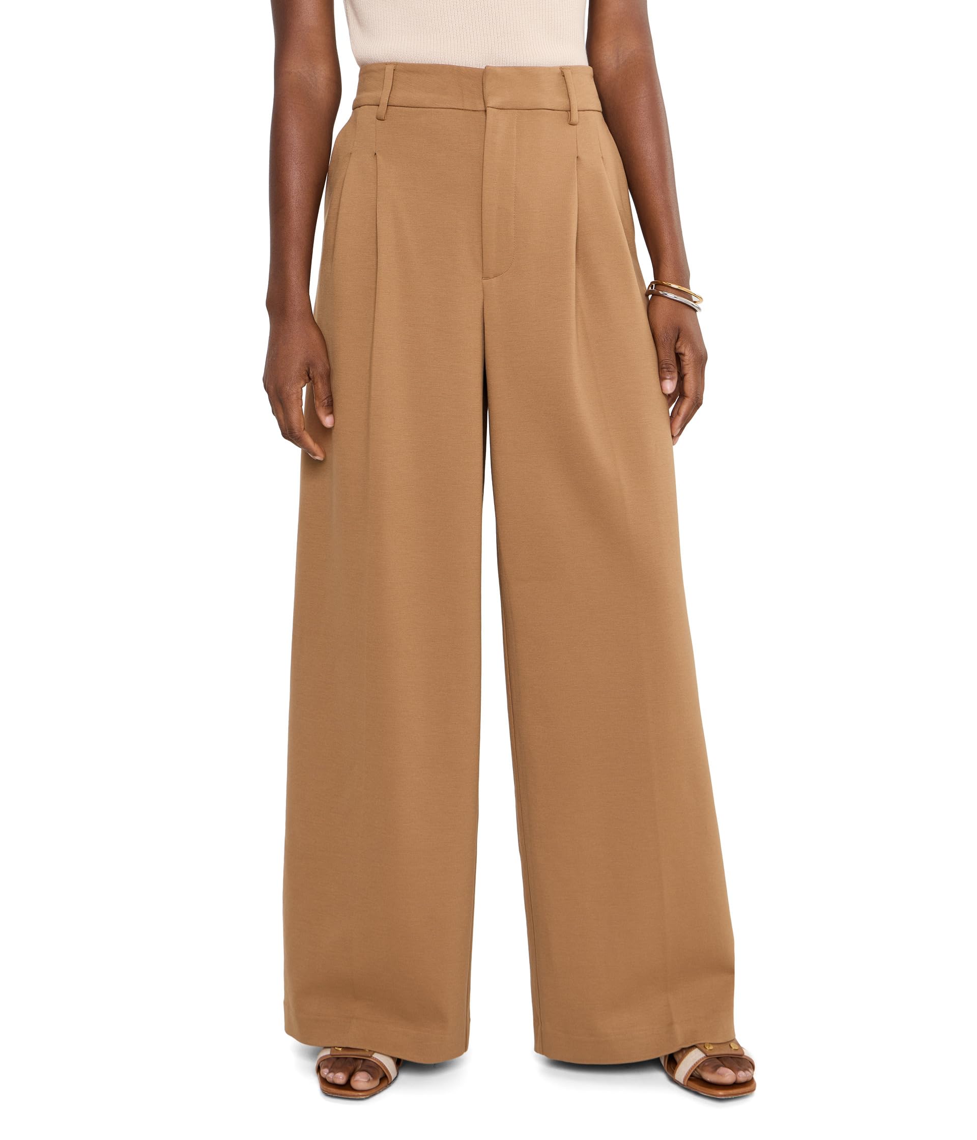 Brooke High-Rise Wide Leg Trousers