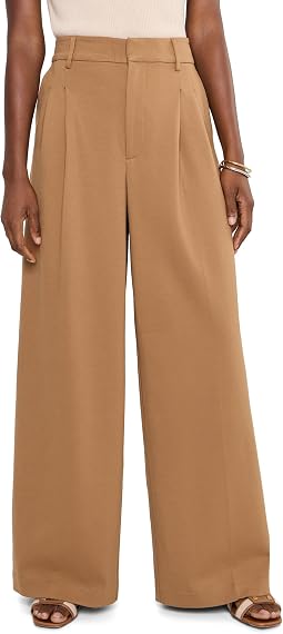 Brooke High-Rise Wide Leg Trousers
