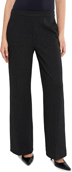 Mid-Rise Kayla Pull-On Wide Leg Trousers