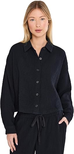 Organic Cotton Doubleweave Dolman Sleeve Jacket