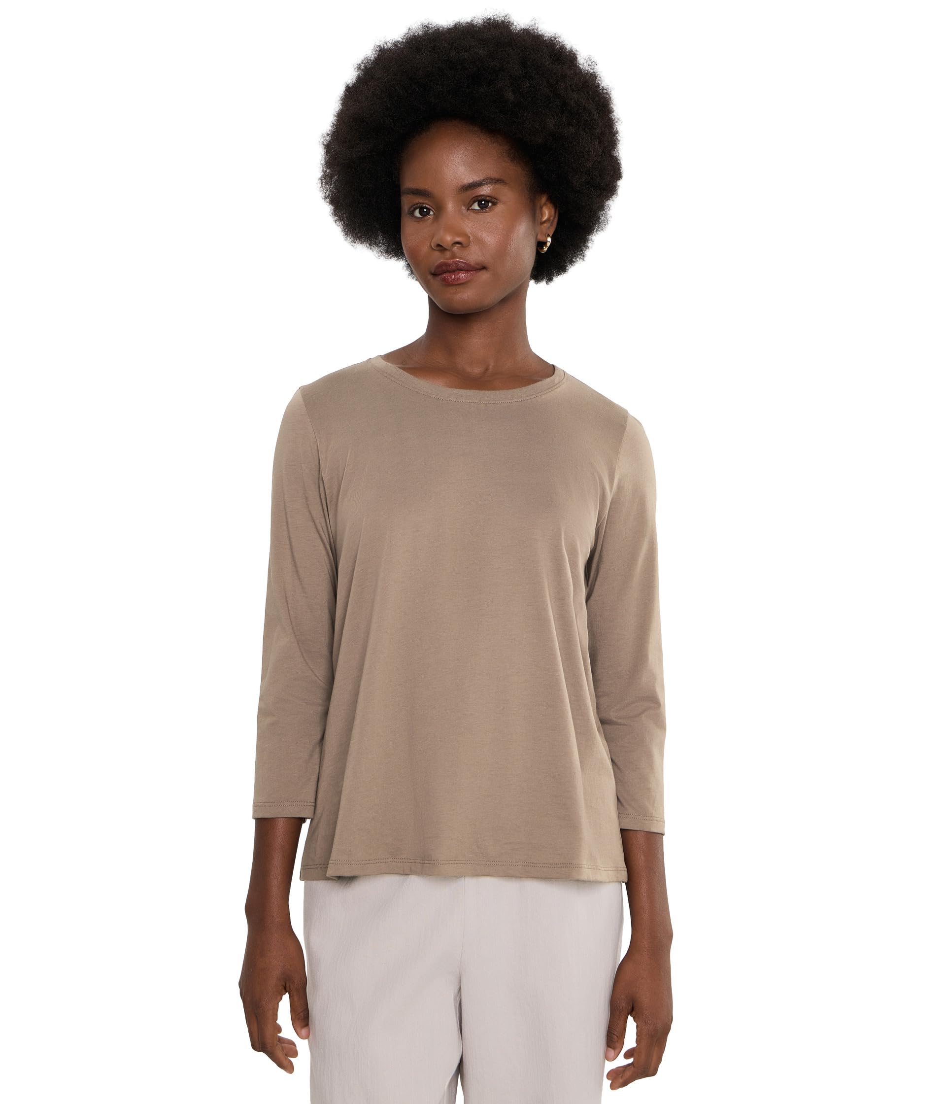 Organic Pima Cotton Jersey Round Neck Tee
