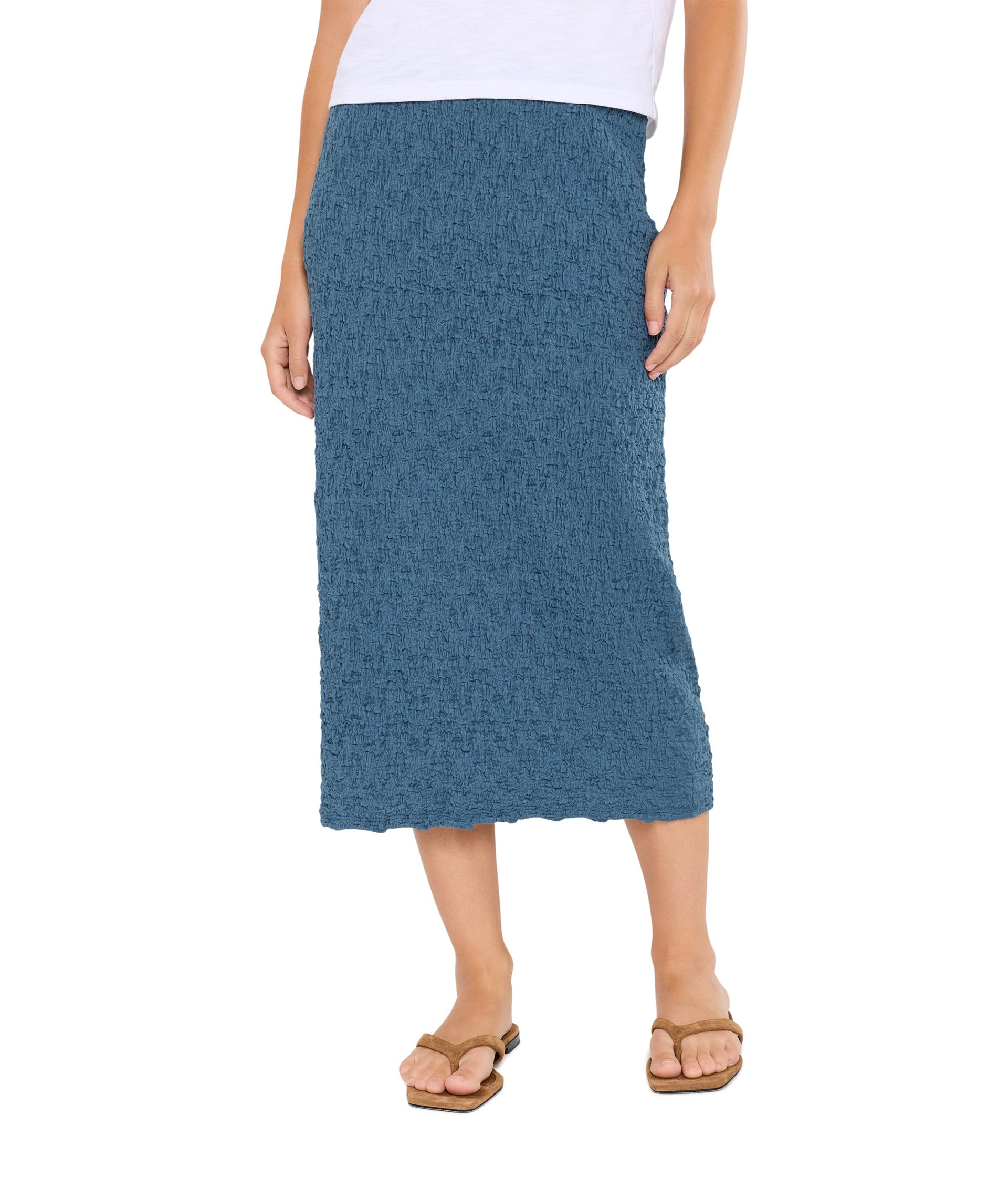 Petite Bubble Jacquard Straight Skirt