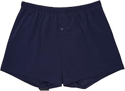 Cotton Sporty Knit Boxers with Button Flys