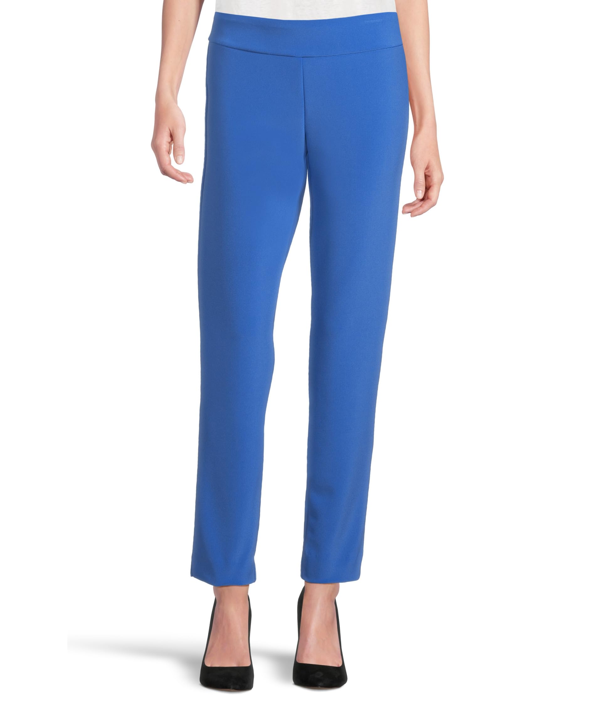 Microfiber Long Skinny Dress Pants