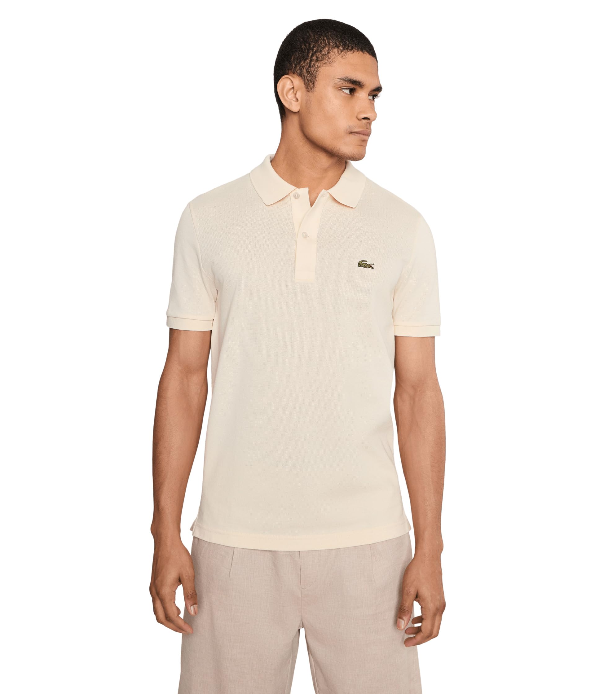 Short Sleeve Slim Fit Pique Polo
