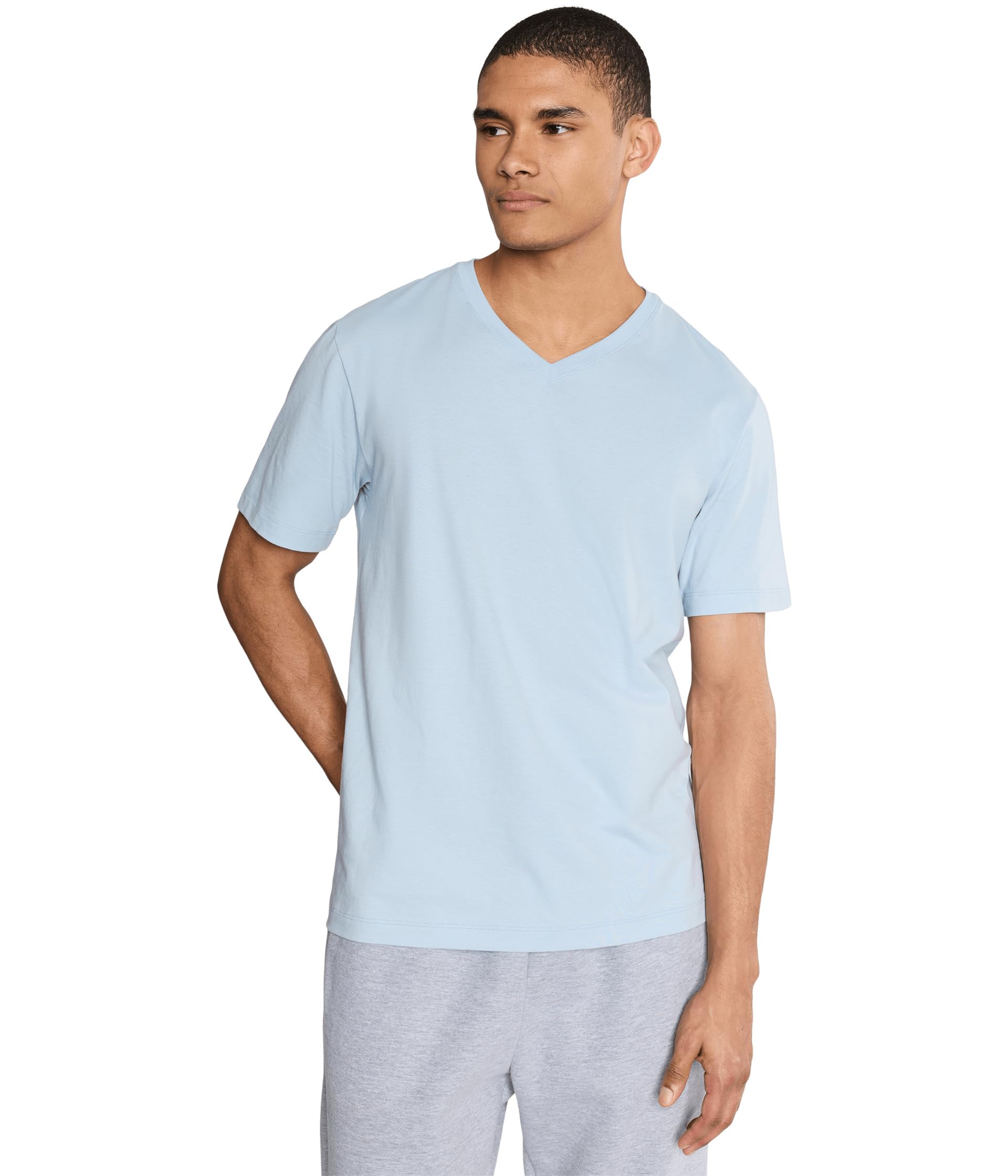 Living V-neck Short Sleeve Shirt