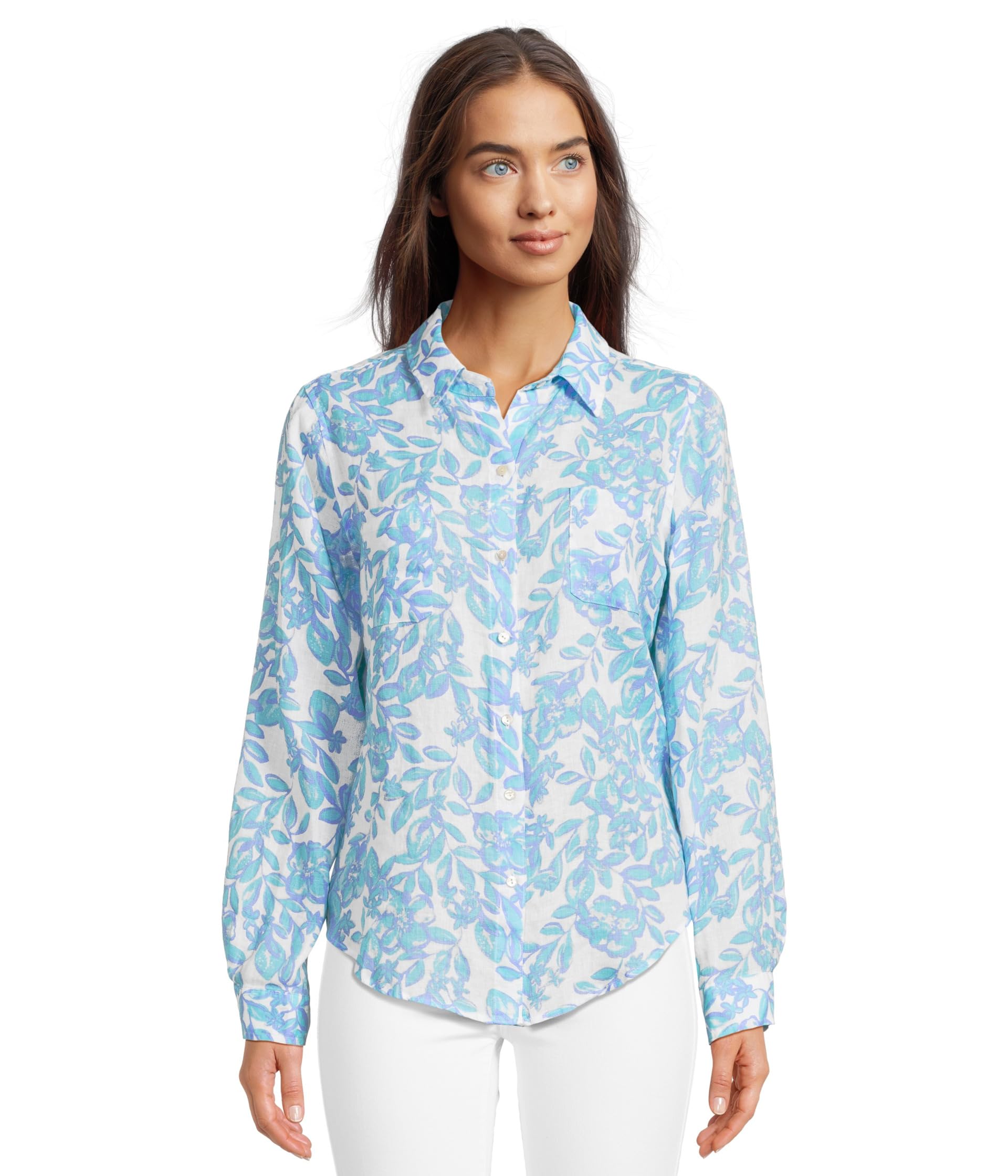 Sea View рубашка на пуговицах Lilly Pulitzer