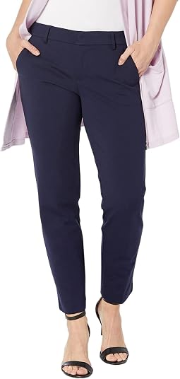 Petite Kelsey Straight Leg Trousers in Super Stretch Ponte Knit
