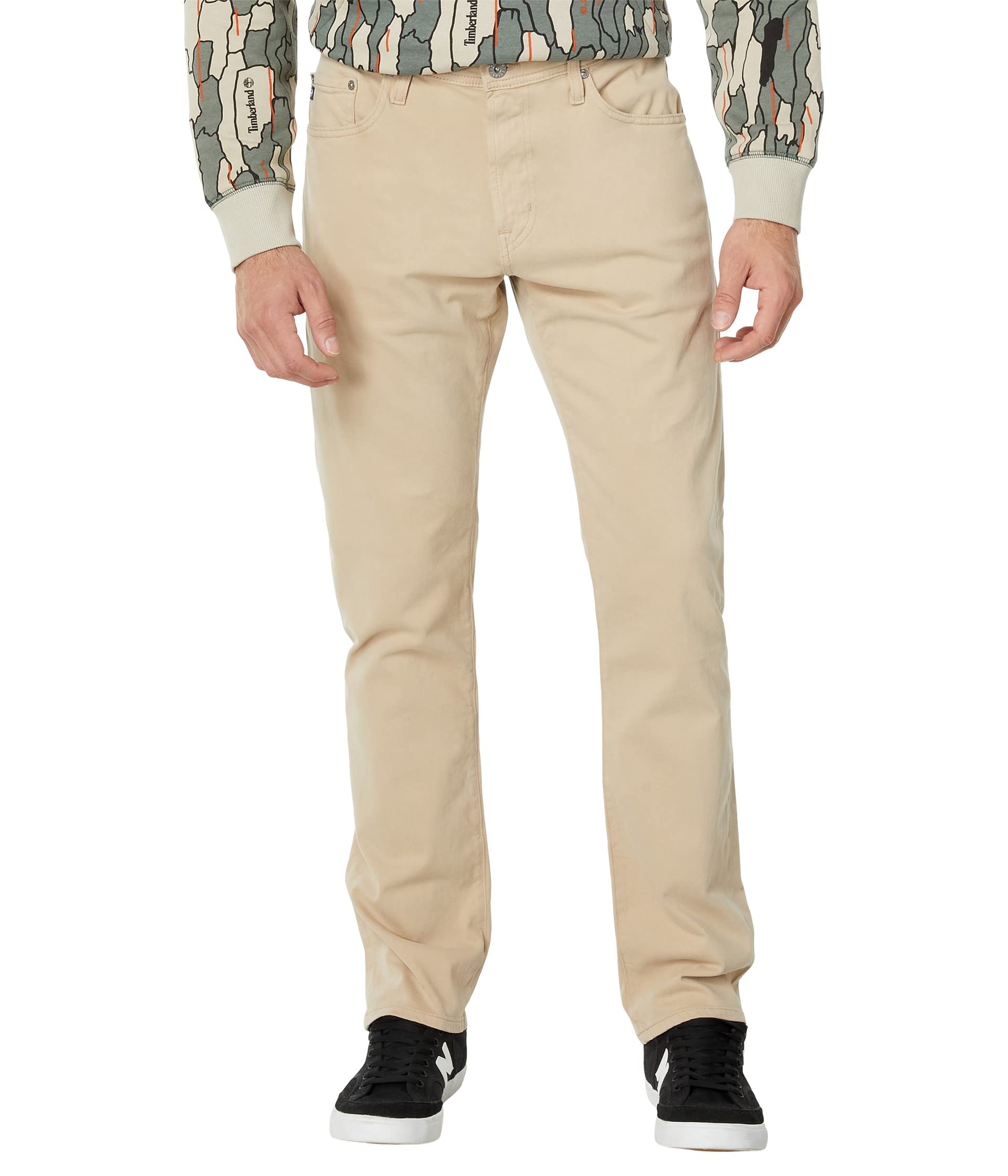 Everett Slim Straight Leg Twill Pants