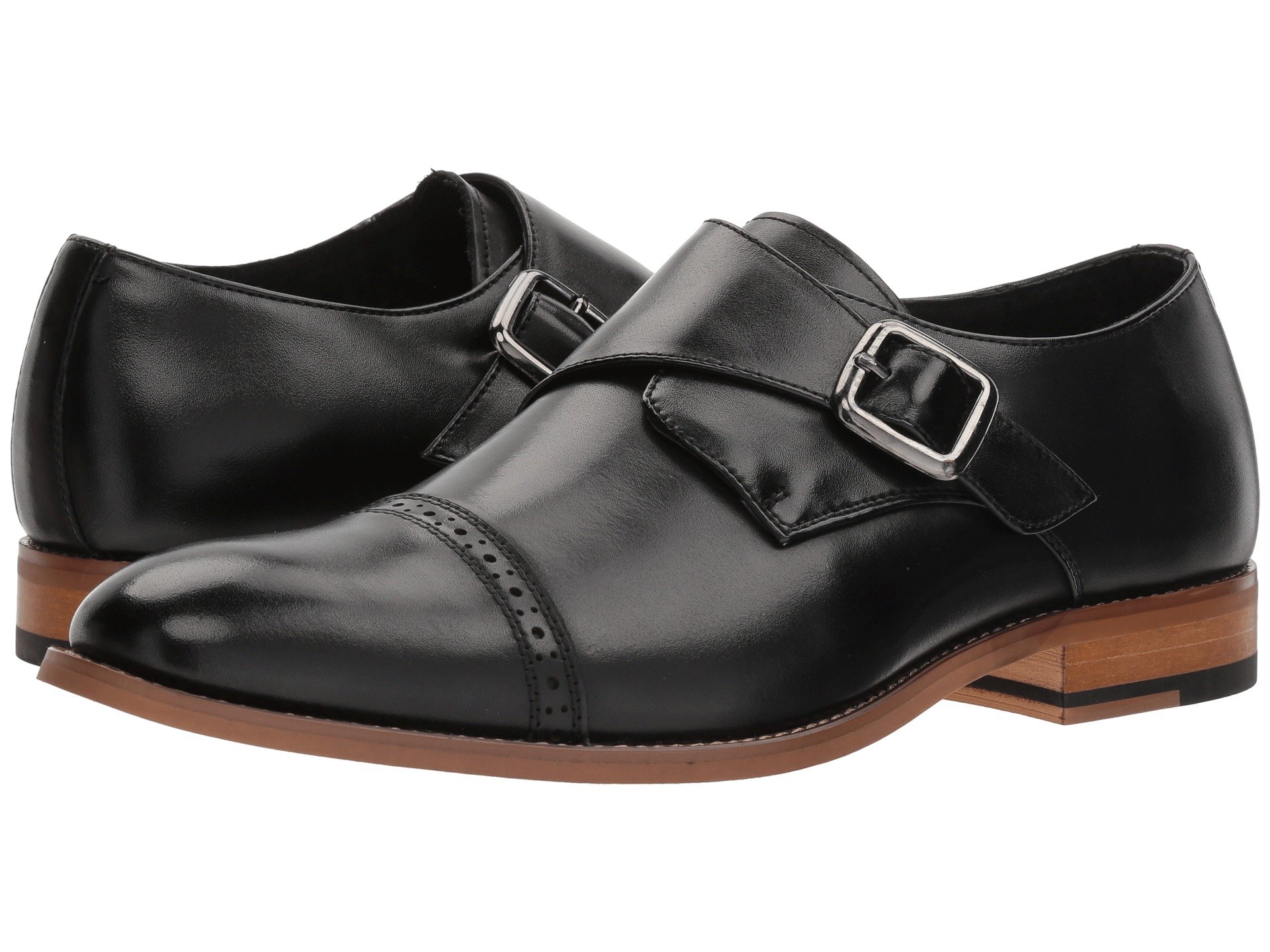 Stacy Adams лоферы Desmond Cap-Toe Monk-Strap