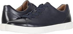 Navy Leather