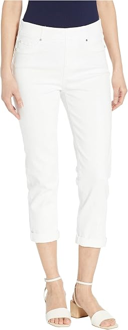 Брюки Chloe с заниженной талией и подвернутыми манжетами в цвете Bright White