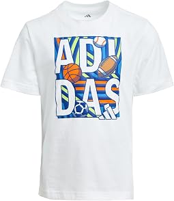 Графическая футболка adidas Kids (Toddler/Little Kids)