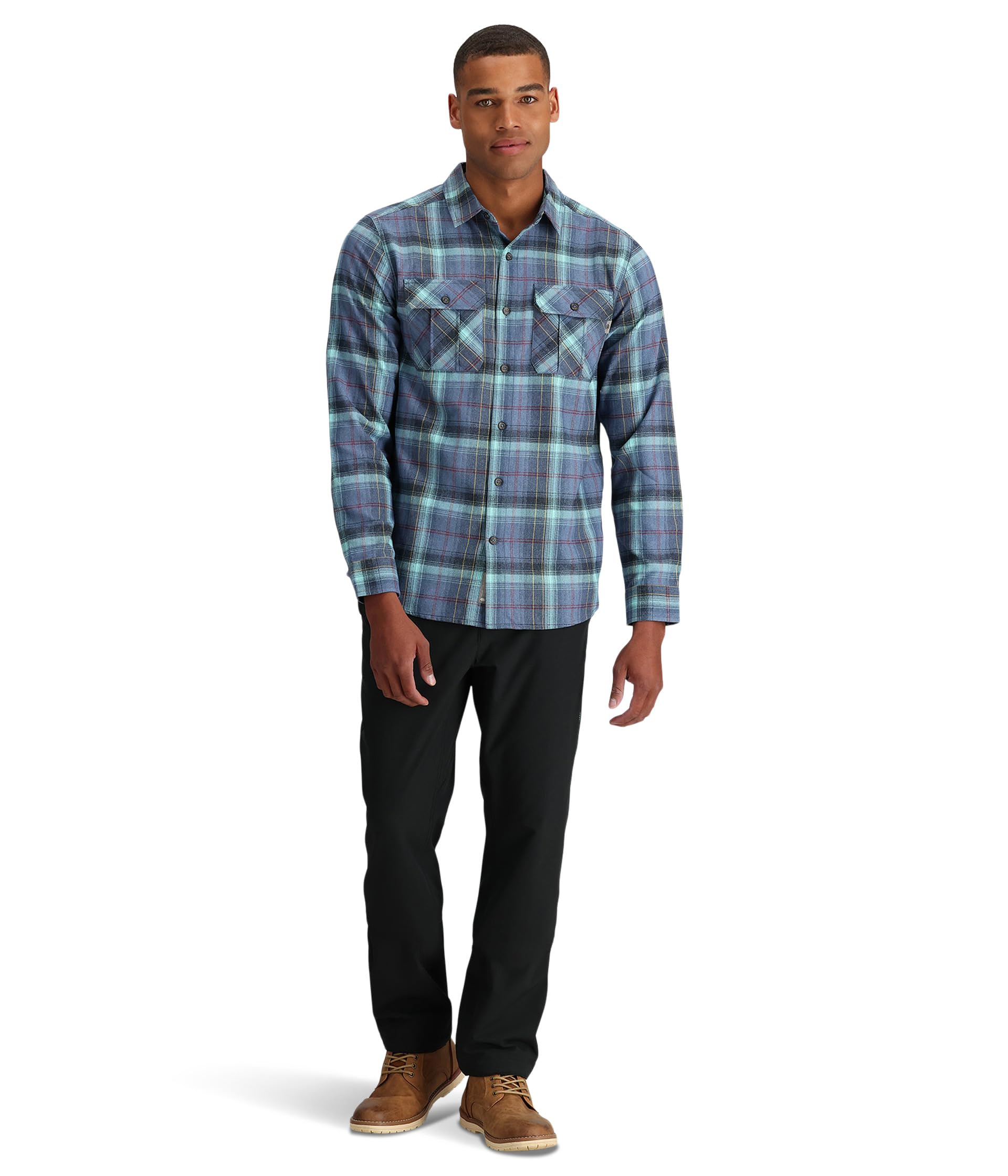 Lost Coast Flannel Plaid Long Sleeve