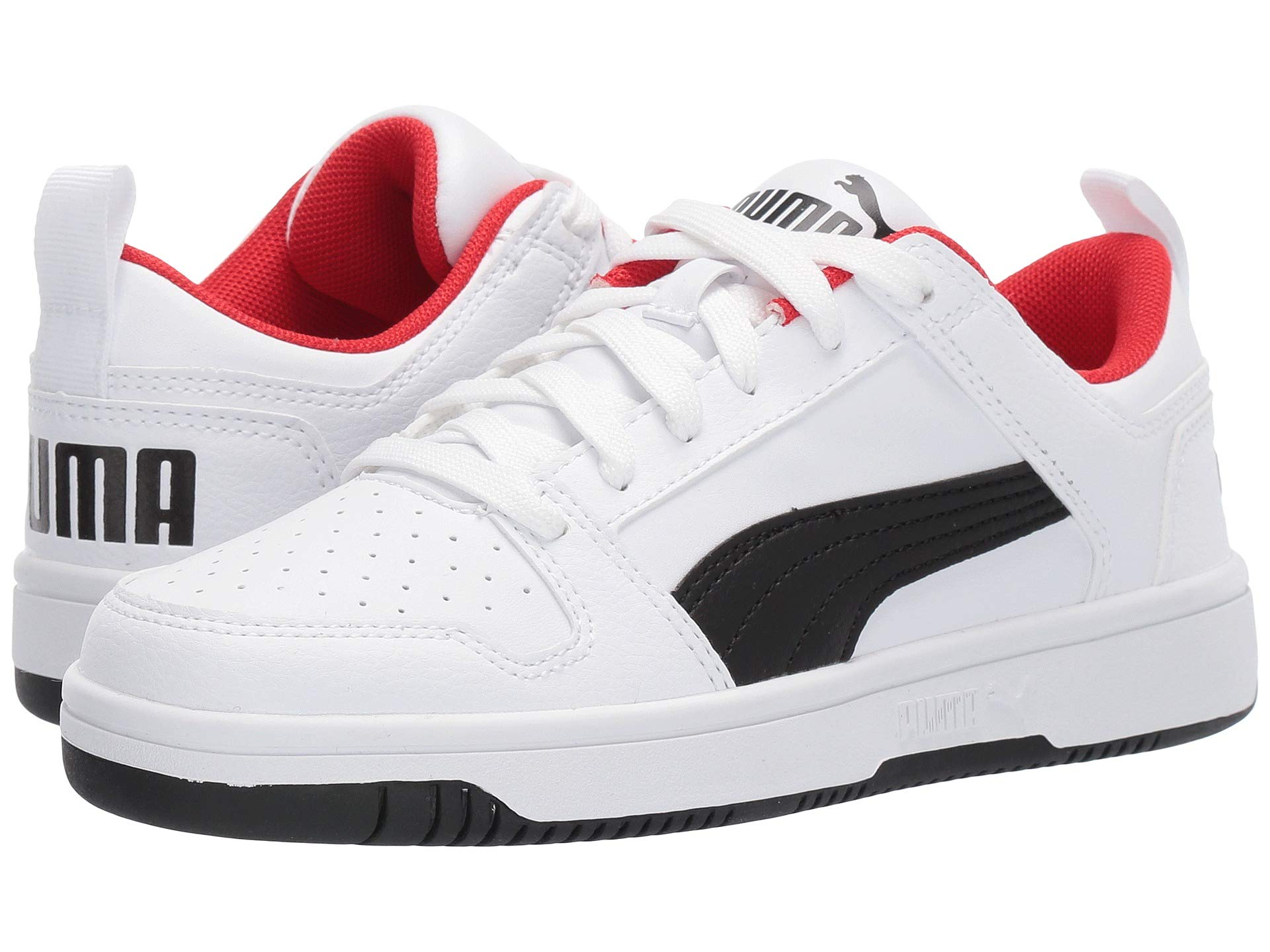 Кроссовки Puma Kids Rebound Layup Lo из синтетической кожи (Детский)