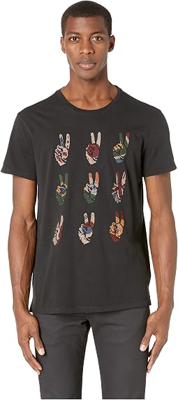 Мужская футболка MULTI PEACE HAND TEE