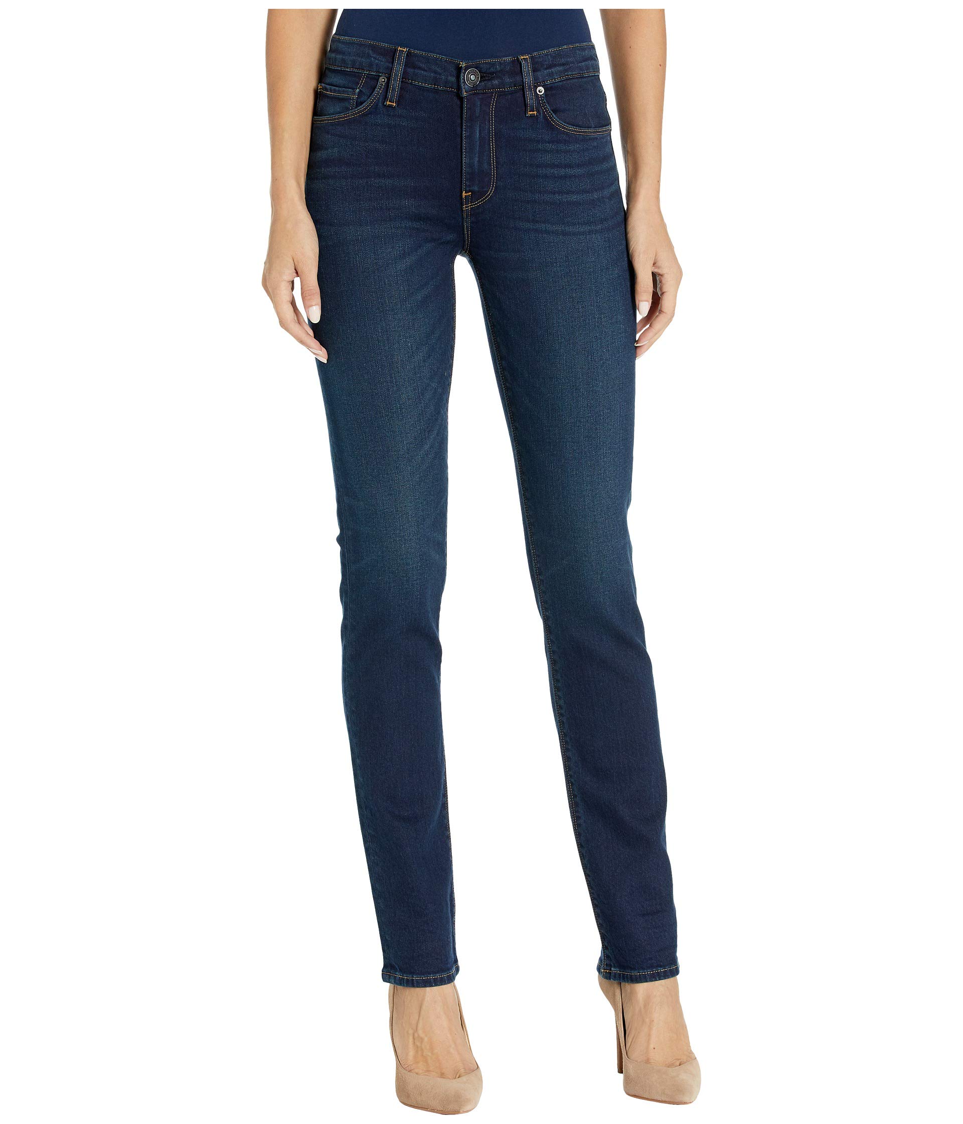 Джинсы Nico Mid-Rise Straight в цвете Requiem