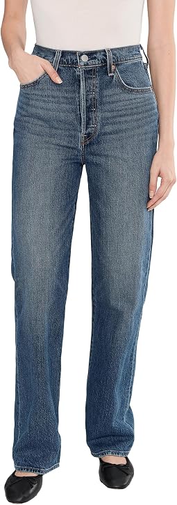 Женские джинсы Levi's® Premium Ribcage Super High Waist Straight Leg