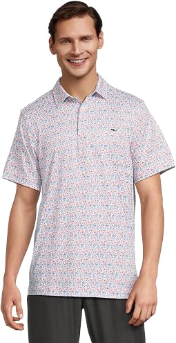 Поло Sankaty с принтом Vineyard Vines