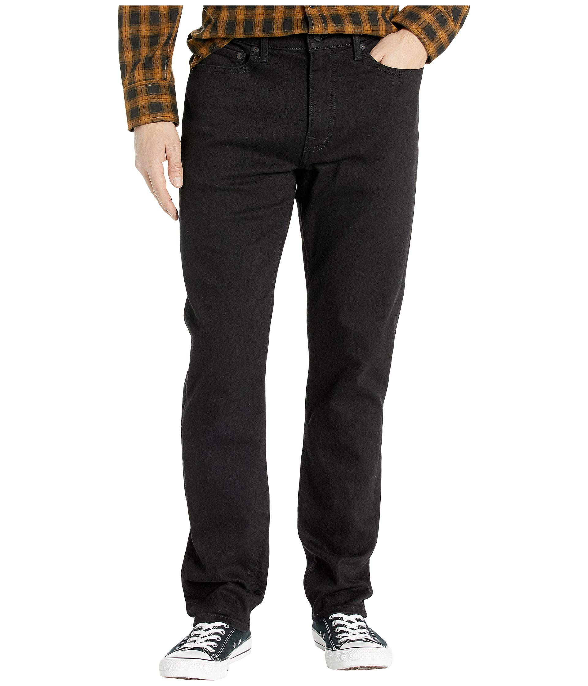 410 Athletic Fit Jeans in Black Rinse