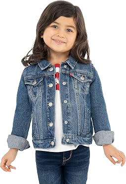 Levi's Kids джинсовая куртка трапер для малышей