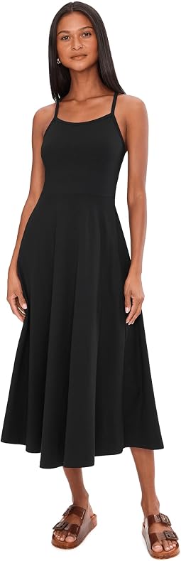 Платье midi Organic Cotton Fit-and-Flare